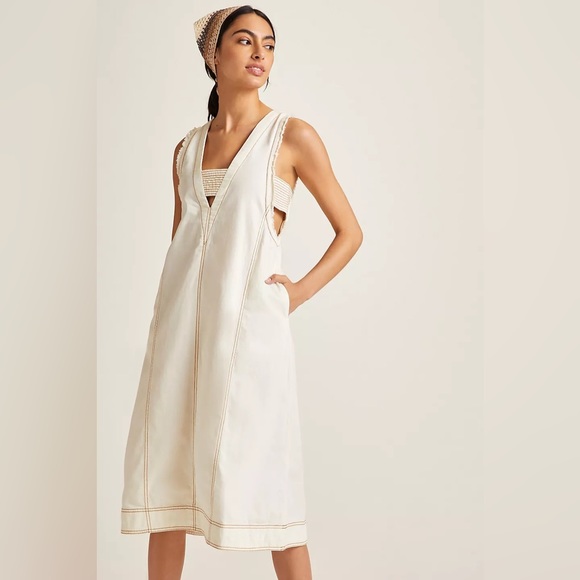 Anthropologie Dresses & Skirts - Anthropologie Pilcro Casual V-Neck Midi Dress Size 1X
